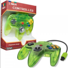 Nintendo 64 (N64) Controller Unofficial Cirka Transparent Yellow Green [Loose Game/System/Item]